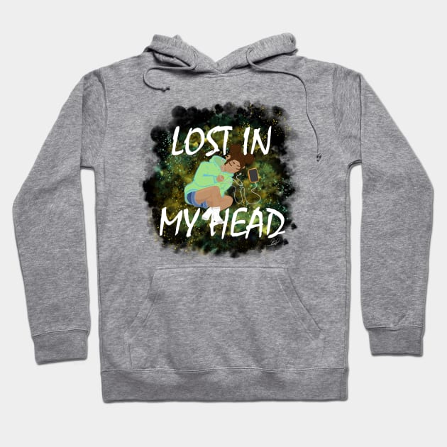 Lost In My Head 2 Hoodie by LyricScales